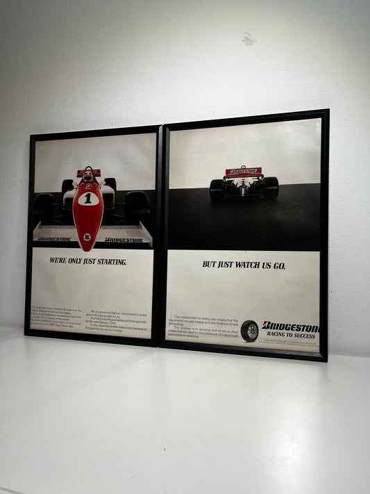 Original Rare Bridgestone F1 Advert  -  1985