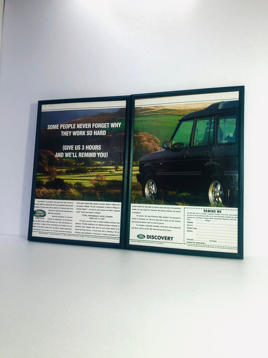 RARE Original Vintage Land Rover Discovery MPi Advert – 1990s