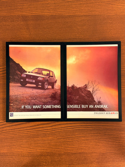 Original Peugeot 205 GTI 1.9 Advert - 1980s