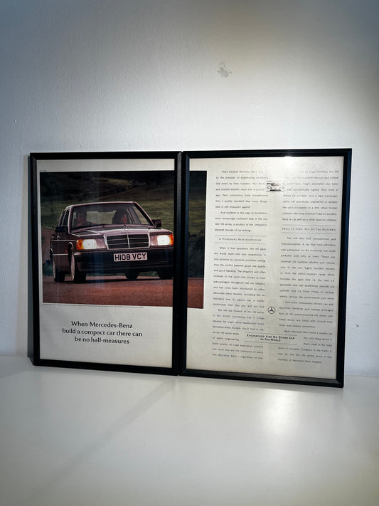 Original Mercedes 190e Advert - 1990s