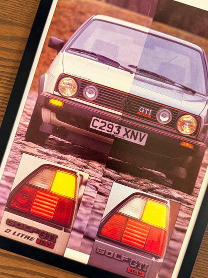 Original Volkswagen Mk2 GTI Advert - 1980s