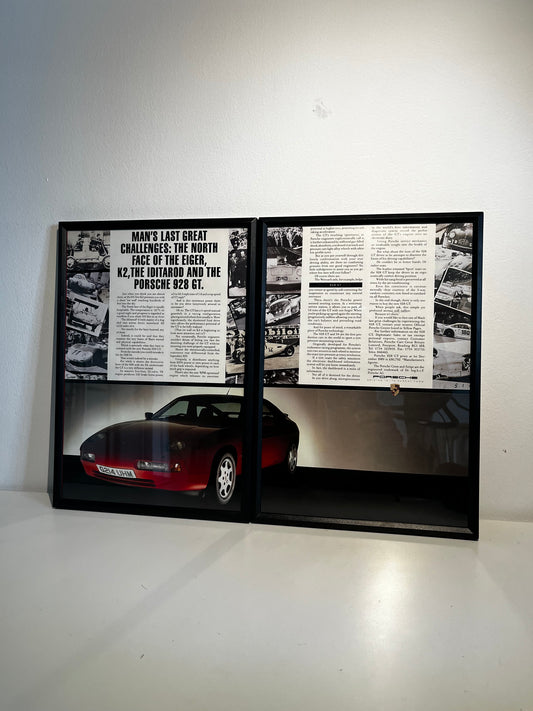 Original Porsche 928 GT Advert - 1990s