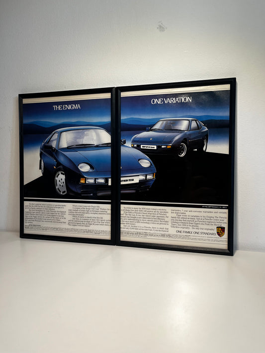 Original Porsche 928 & 944 Advert - 1980s