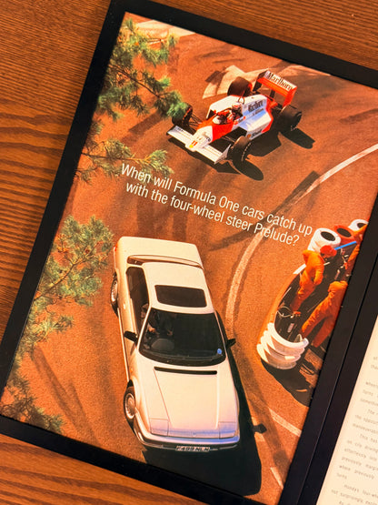 Original Honda Prelude F1 Advert - 1980s