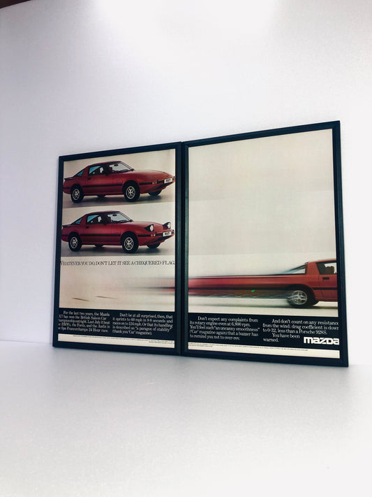 Rare Original Mazda RX-7 Advert - 1982