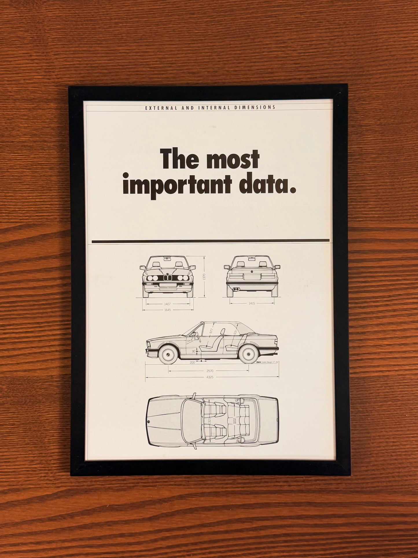 Original BMW E30 Advert - 1980s