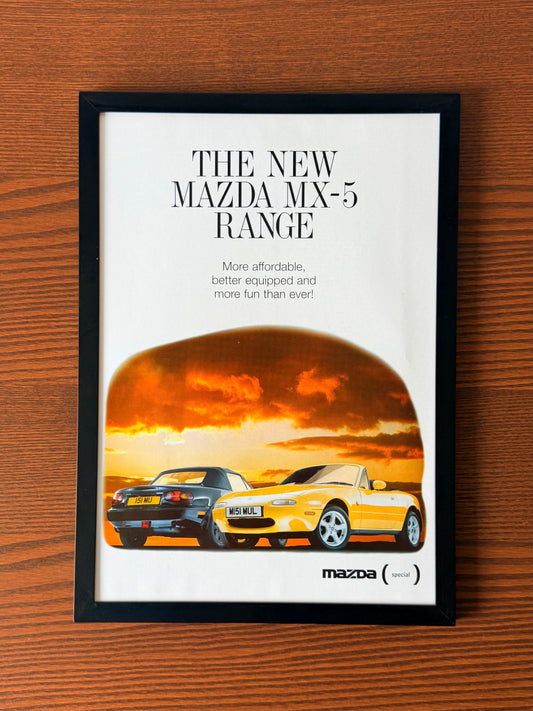 Original Mazda MX5 Advertisement - 1990s