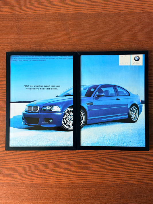 Original BMW E46 M3 Advertisement - 2001