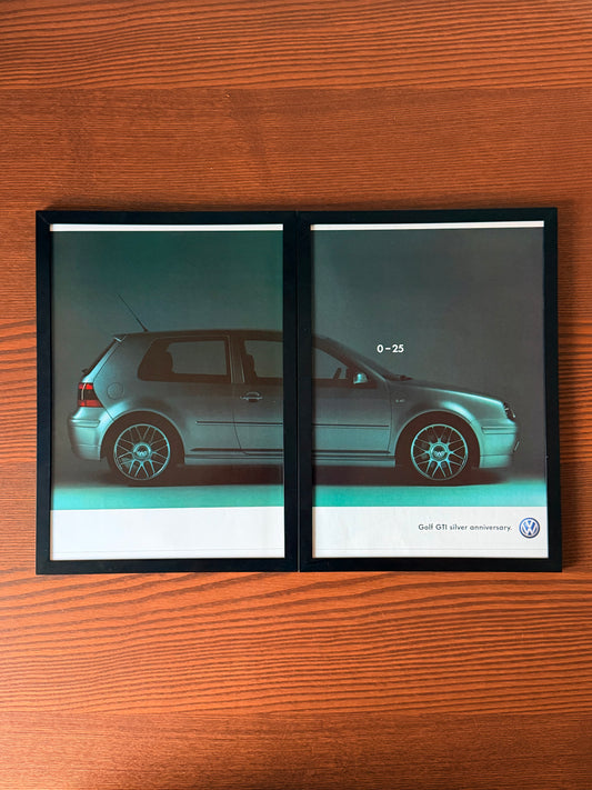 Original Volkswagen Mk4 Gold Gti Anniversary Edition Advert - 2000s