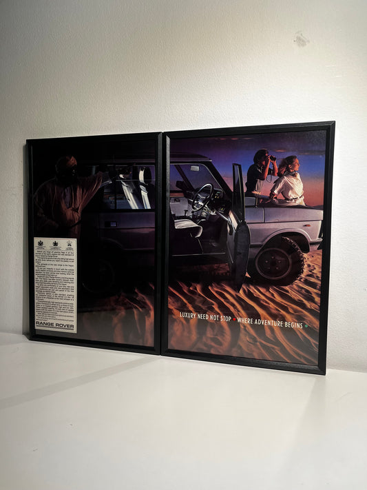 RARE Original Range Rover Discovery Safari Advert -  1984