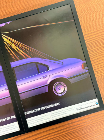 Original BMW E38 7 Series v12 Advert - 1990s