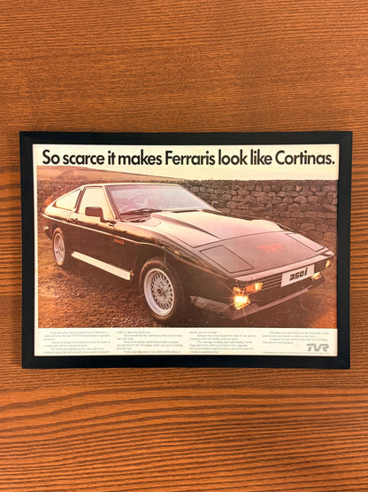 Original Triumph TVR Advert - 1980s