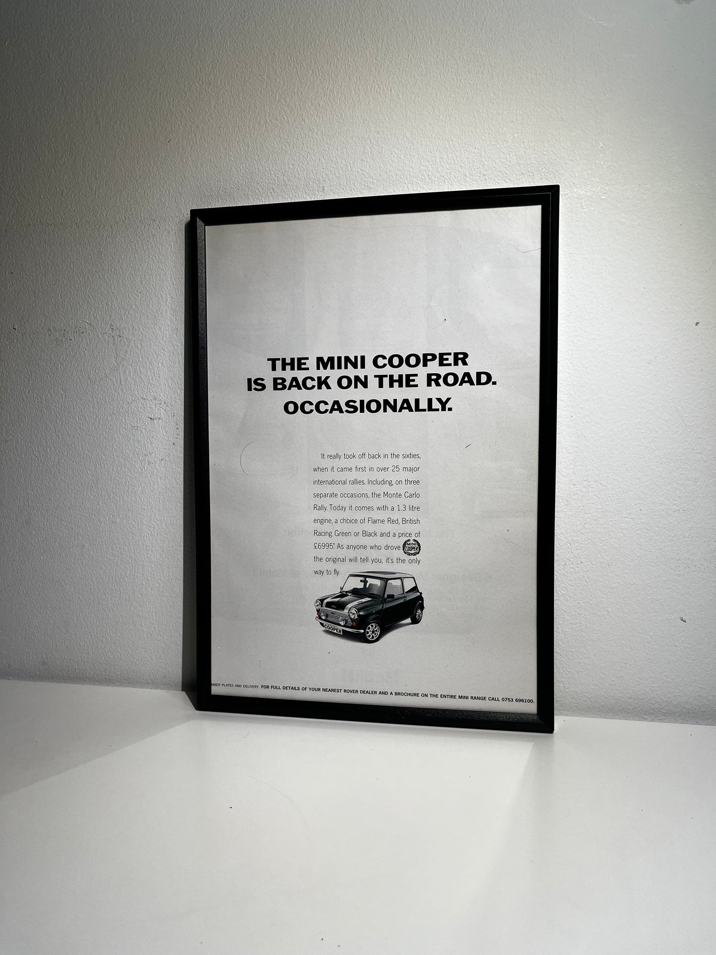 Original Mini Cooper Advert - 1980s