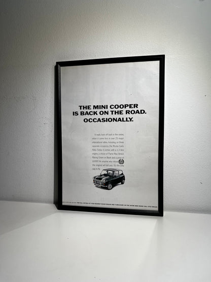 Original Mini Cooper Advert - 1980s