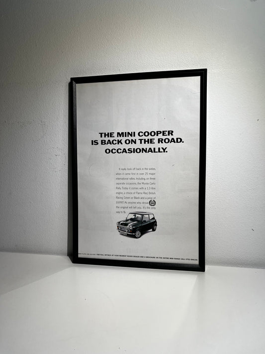 Original Mini Cooper Advert - 1980s