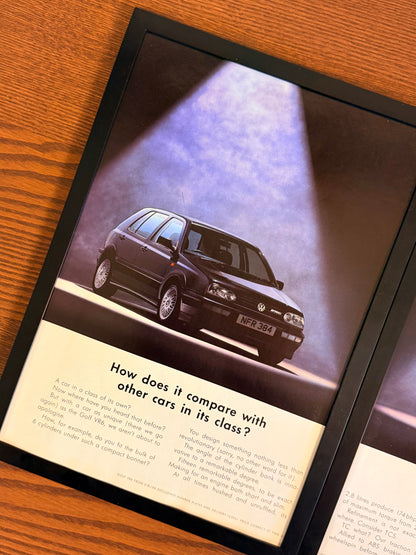Original Volkswagen MK3 Golf VR6 Advert - 1990s