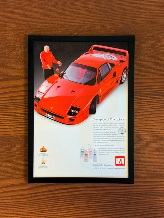 Original Ferrari F40 Advert - 1990s