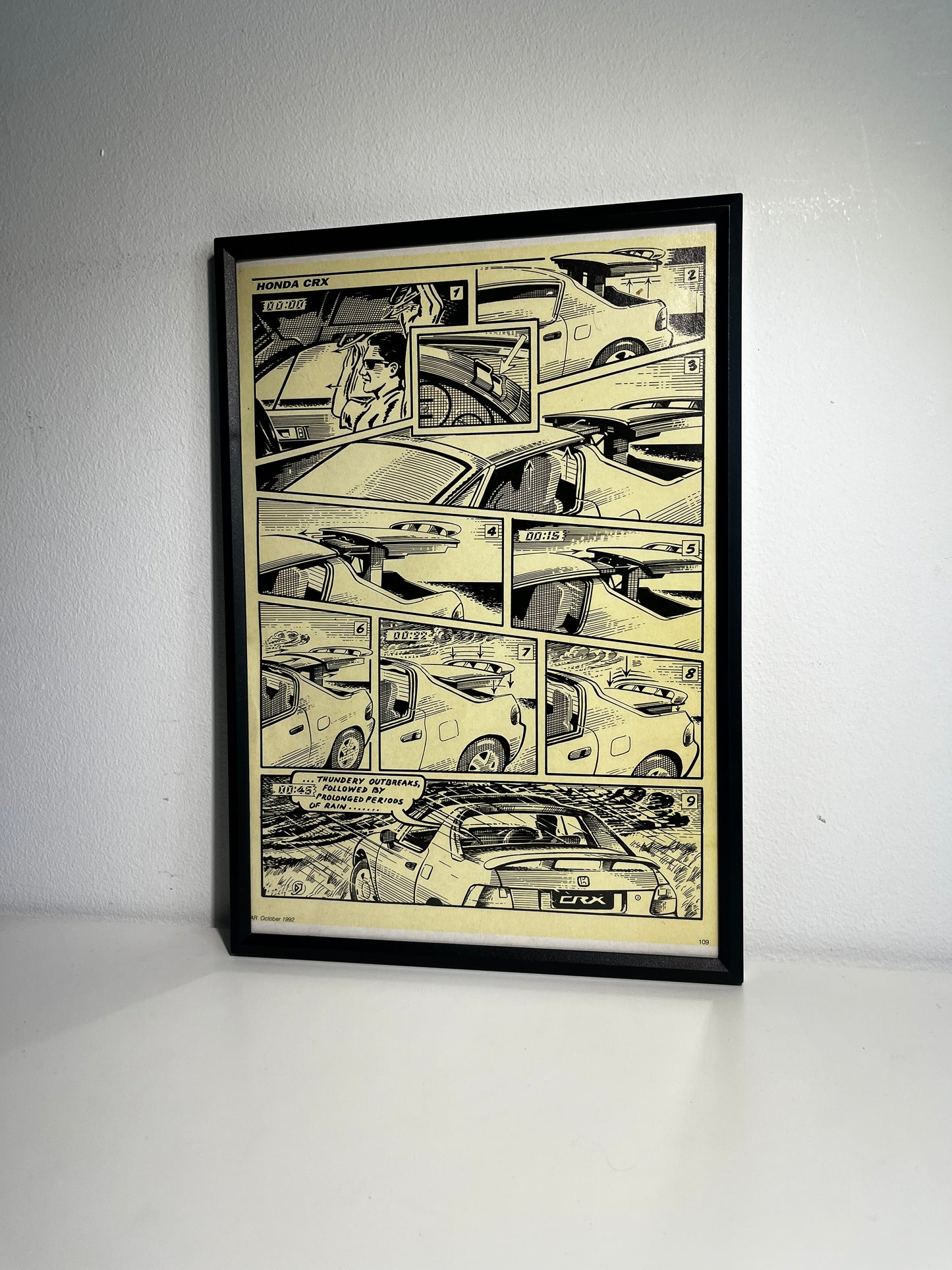 Original Honda CRX Advert - 1990s