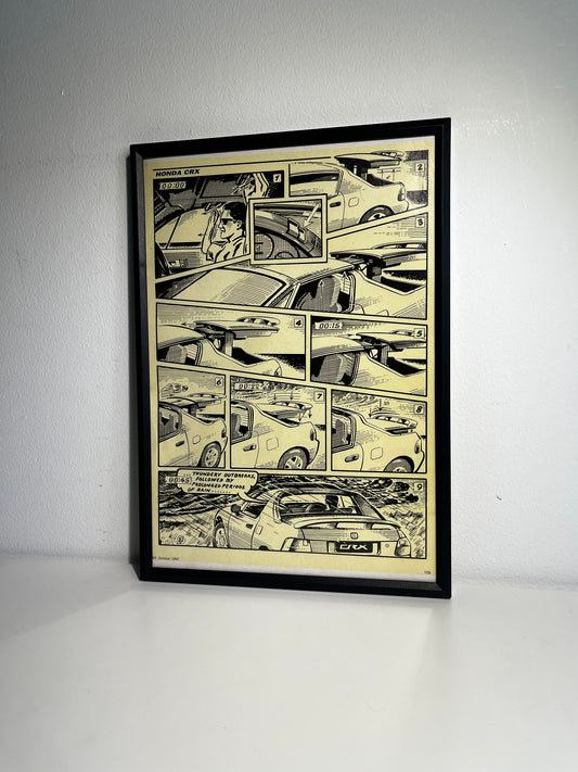 Original Honda CRX Advert - 1990s