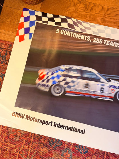 Rare Original BMW E36 Motorsport International A1 Poster