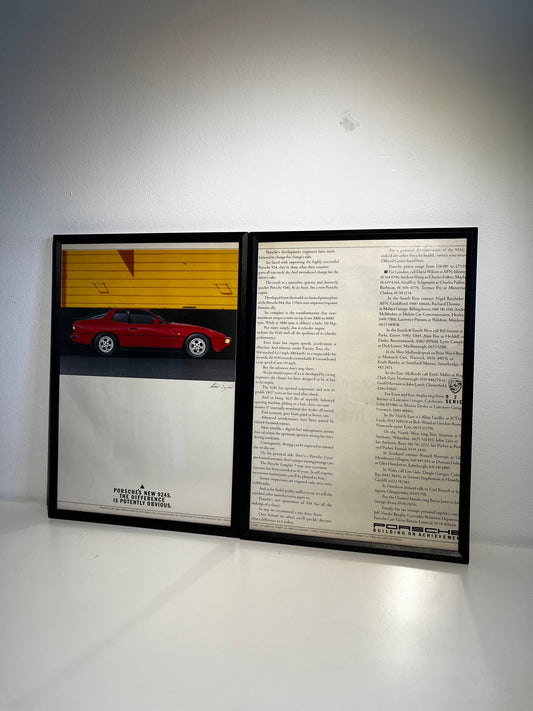 Original Porsche 944 Advert - 1980s