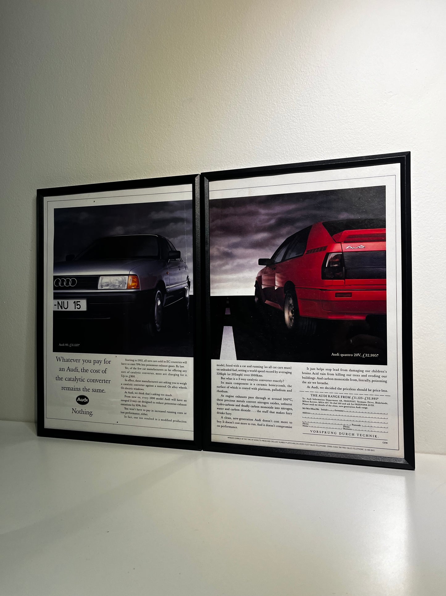 Original Audi 80 Quattro Advert - 1990s