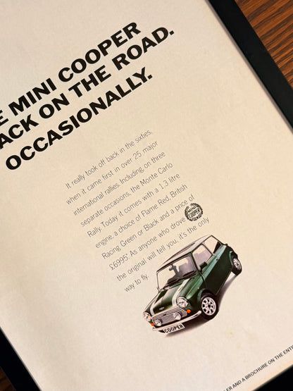 Original Mini Cooper Advert - 1980s