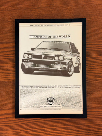Original Lancia Delta Advert - 1980s