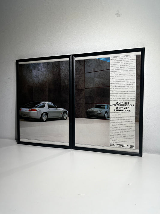 Original Porsche 928 Advert - 1980s