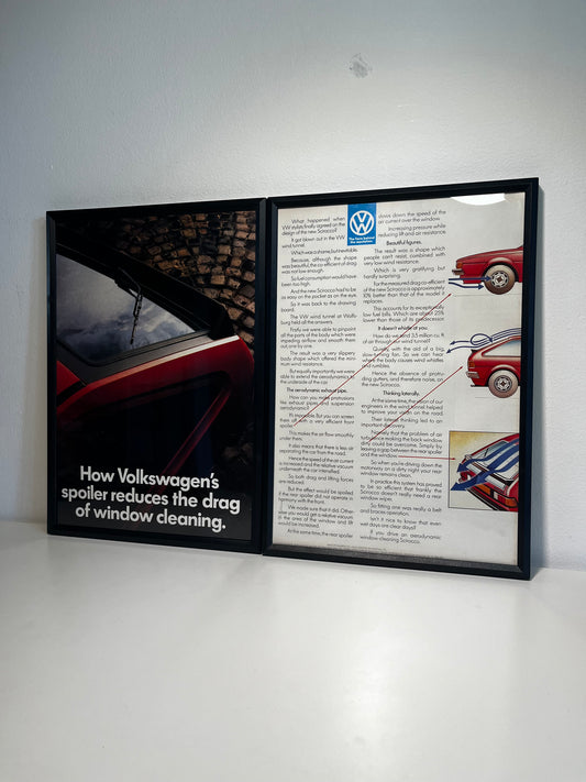Original Volkswagen Scirocco Advert - 1980s