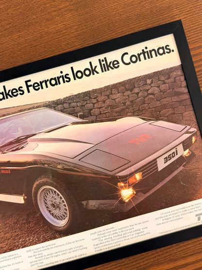 Original Triumph TVR Advert - 1980s