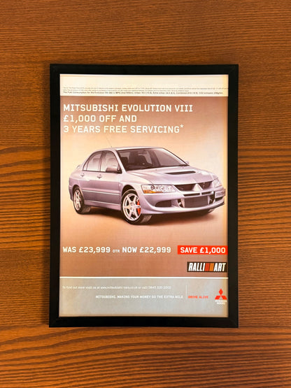 Original Mitsubishi Evo VIII Advert - 2000s
