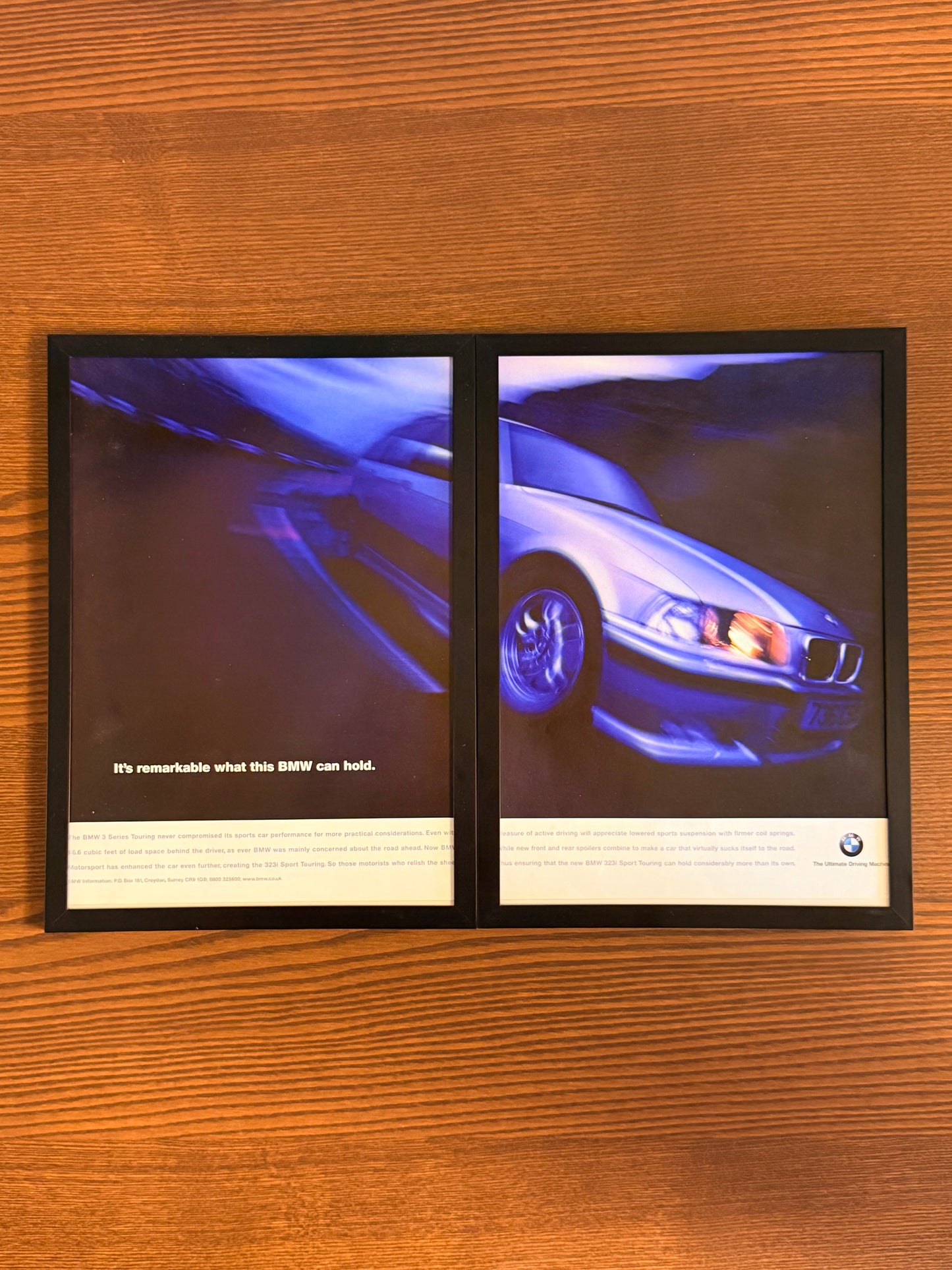 Original BMW E36 Touring 323i Advert - 1998