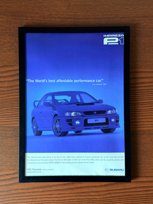 Original Subaru Impreza P1 Advert- 90s