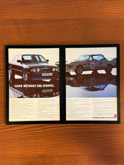 Original BMW E34 B10 Alpina x ‘Batmobile” Advert - 1990s