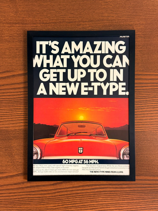 Original Mini Advert - 1980s