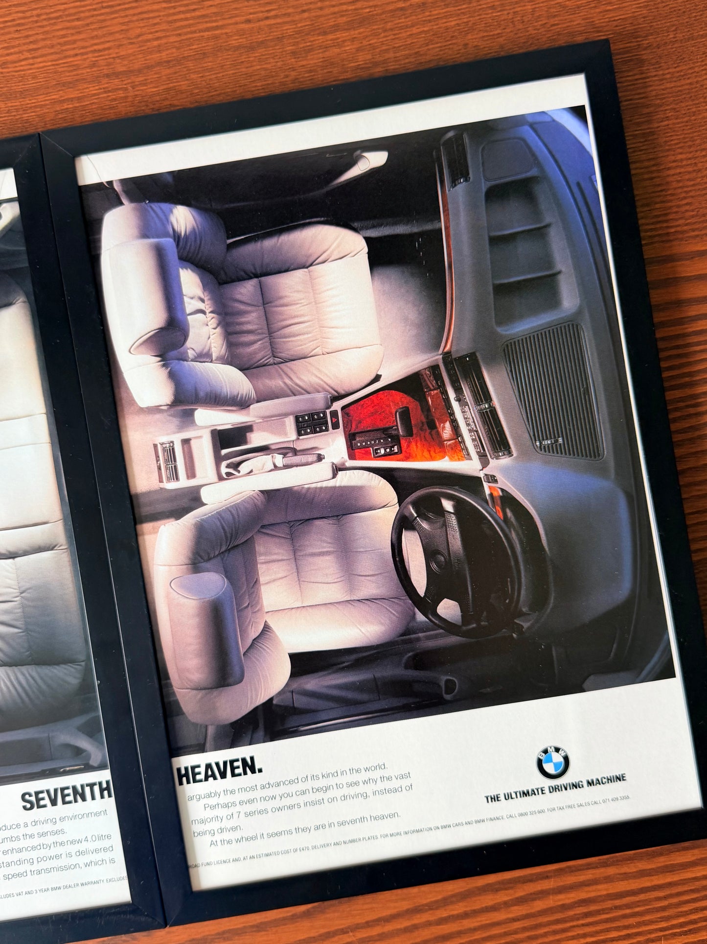 Original BMW E38 7 Series Advertisement - 1990s