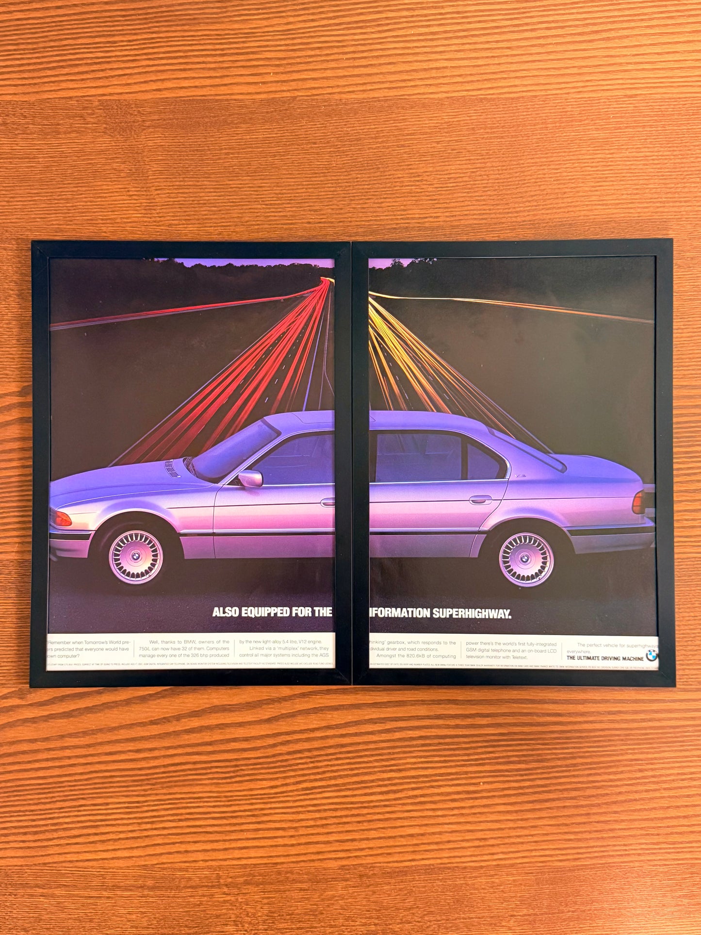 Original BMW E38 7 Series v12 Advert - 1990s