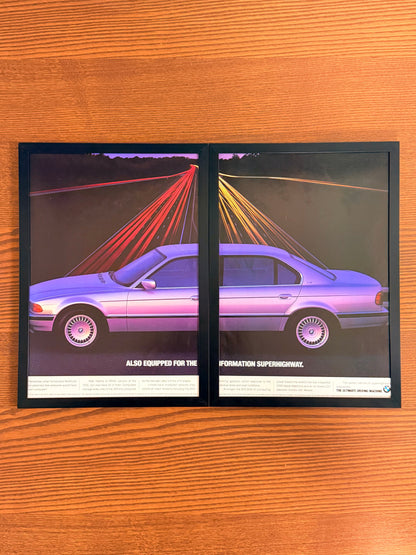 Original BMW E38 7 Series v12 Advert - 1990s