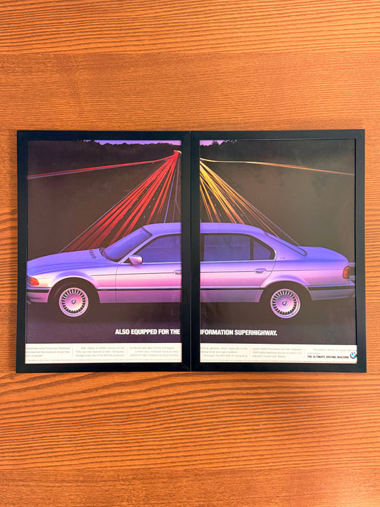 Original BMW E38 7 Series v12 Advert - 1990s