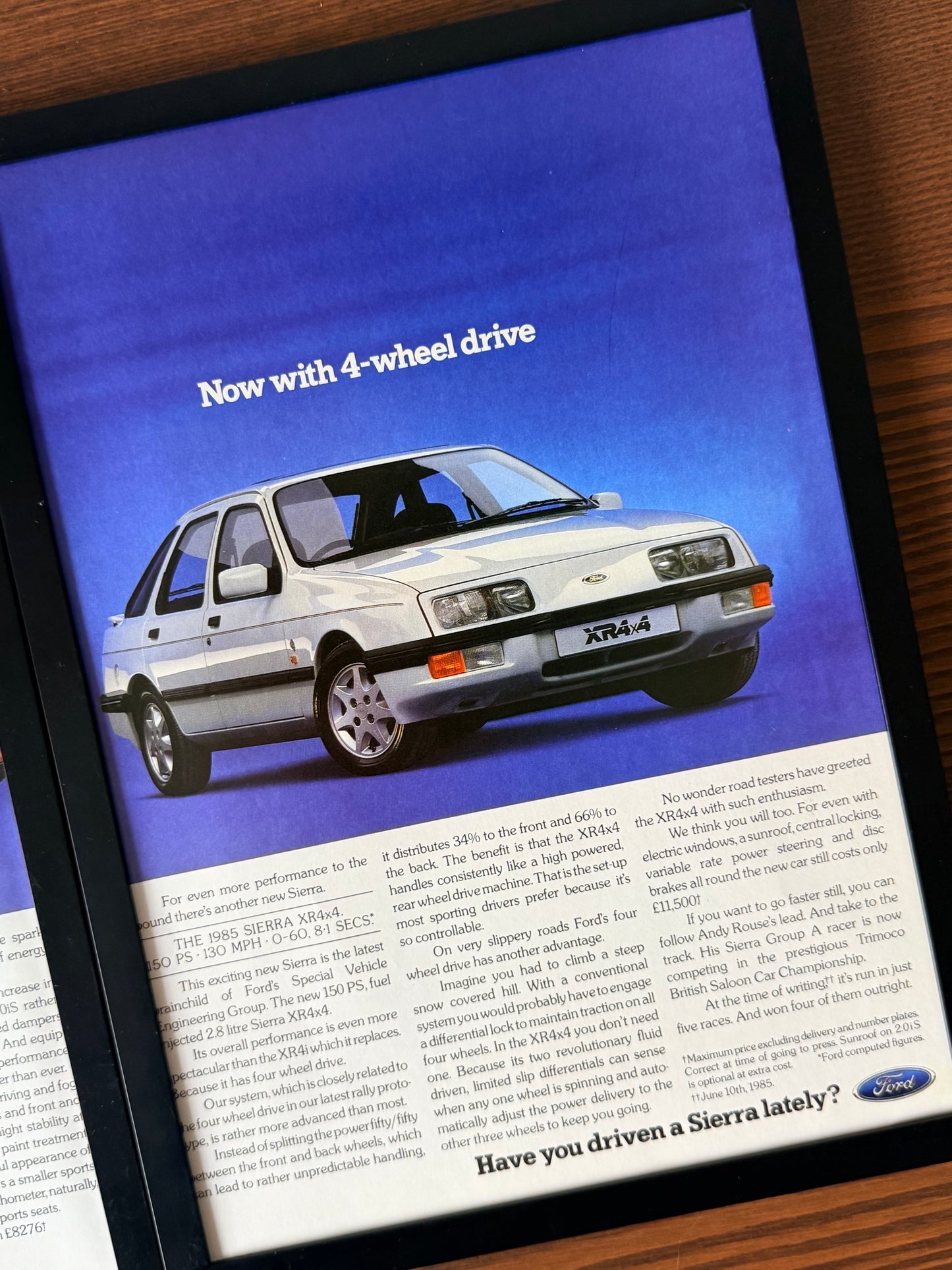Original Ford Sierra XR4 Advert - 1990s
