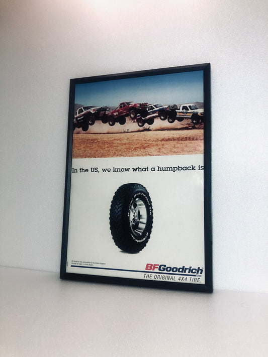 Original Vintage BF Goodrich 4 x 4 Tyres Advert – 1980s