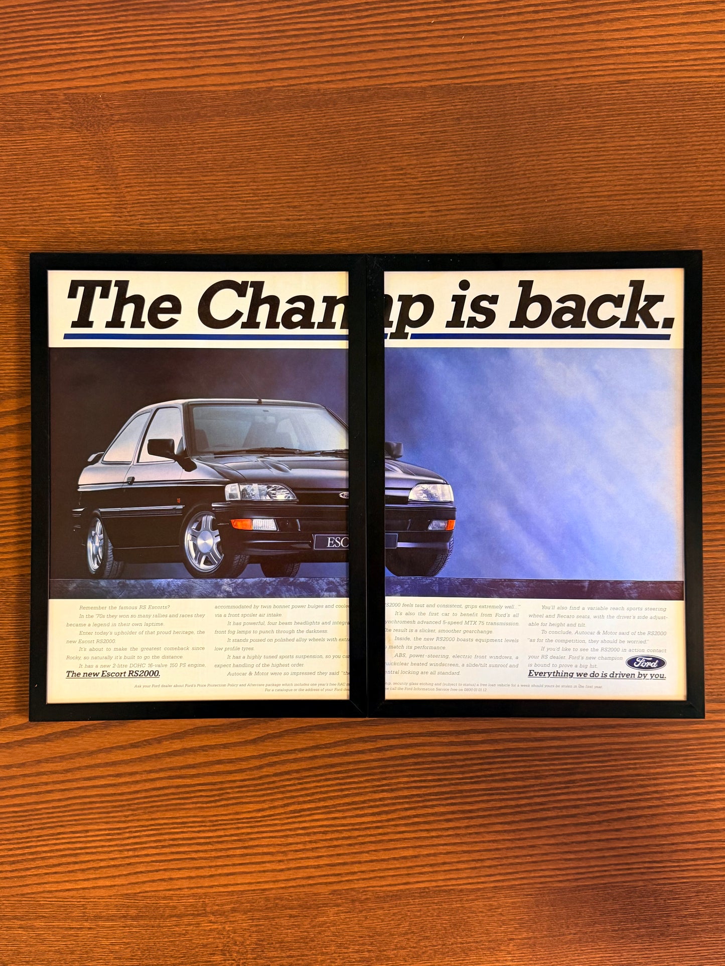 Original Ford Escort RS2000 Advert - 1990s