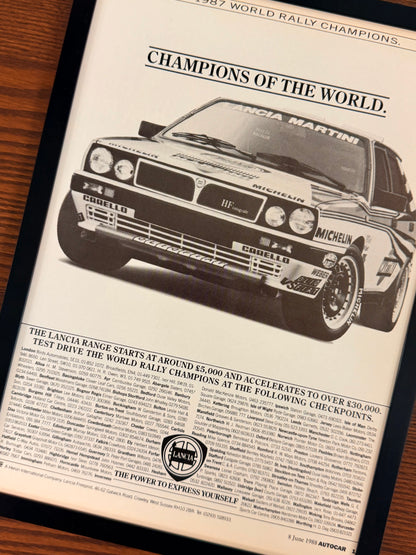 Original Lancia Delta Advert - 1980s