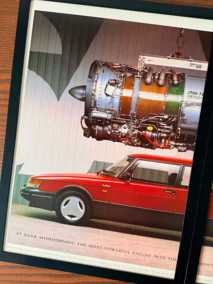 Original Saab 900 Advertisement - 1980s