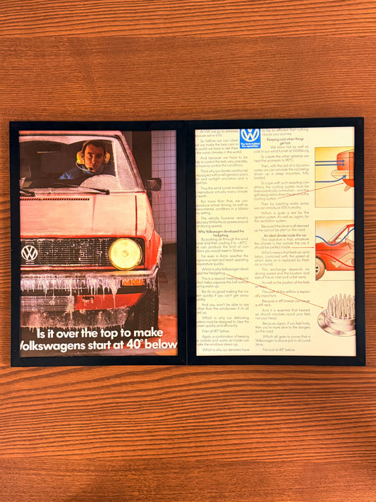 Original Volkswagen Mk1 Golf Advert - 1980s