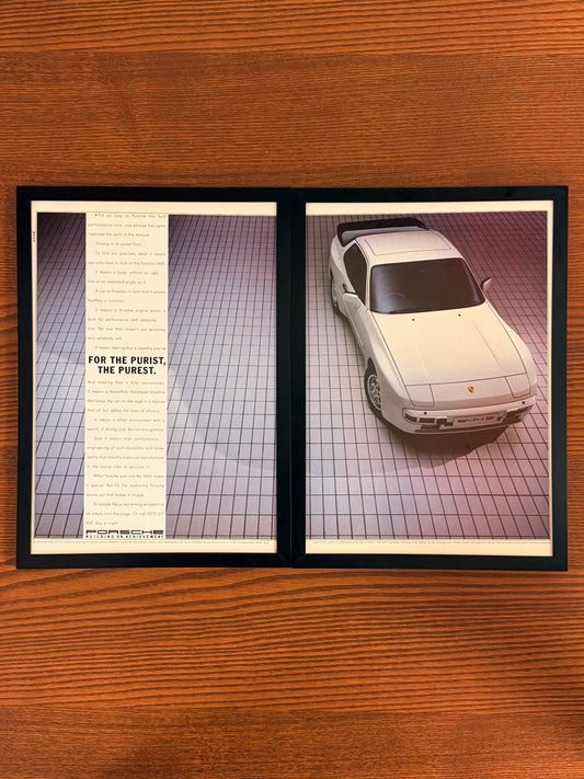 Original Porsche 944s Advert - 1980s