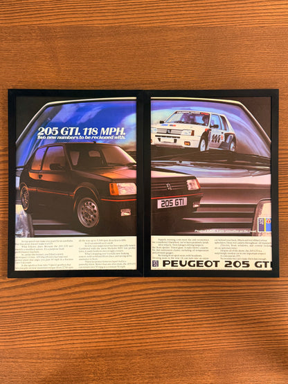 Original Peugeot 205 GTI Advert - 1980s