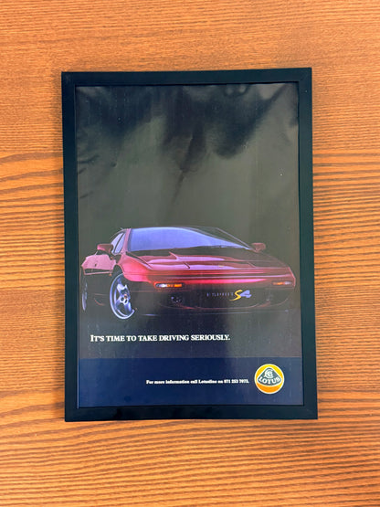 Original Lotus Esprit s4 Advert - 1990s