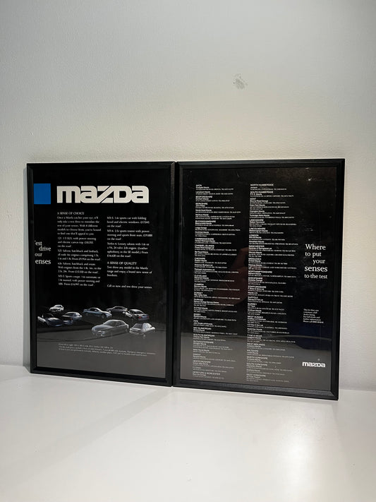 Original Mazda (RX7 and MX5) Advert - 'Test drive your senses' - 1993